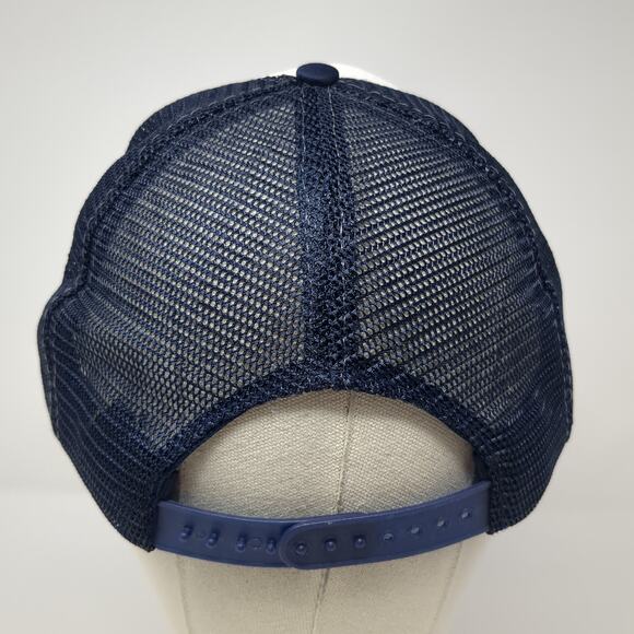 Brookfield American Snapback Rope Trucker Hat Blue One Size Mesh Back - Picture 6 of 9